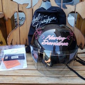 Harley Davidson Diva 3/4 Helmet Size Mediu